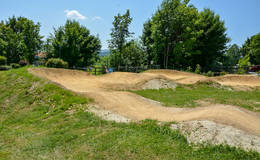 Pump track facility in Passail.