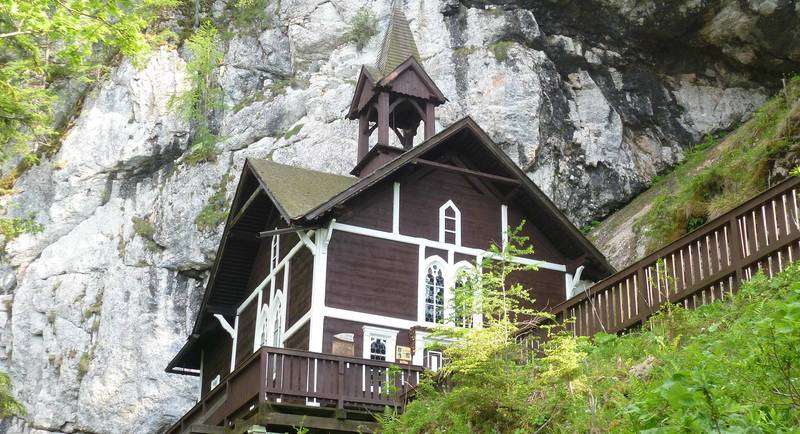 Schüsserlbrunn pilgrimage church in the nature park Almenland