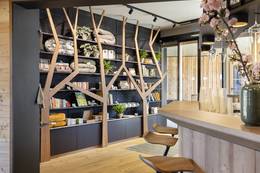 Sales room in the "Baumhaus" restaurant