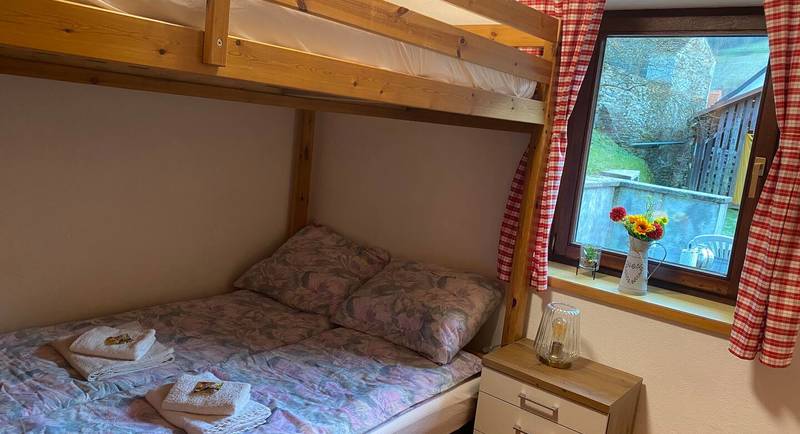 Bedroom in the vacation home