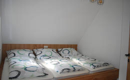 Bedroom in the Schirgi vacation home
