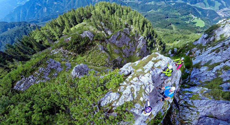 Via ferrata on the Hochlantsch