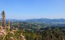 View from the Schöckel into the kettle