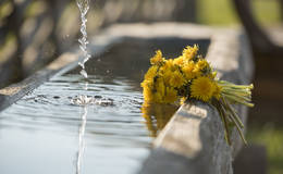 Alpine fountain