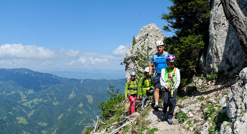 Franz Scheikl via ferrata Hochlantsch Styria