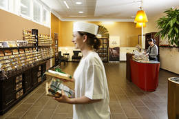 The salesroom of the Felber chocolate manufactory