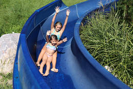 Slide in the St. Ruprecht river pool