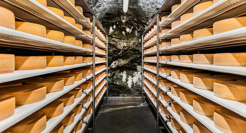 The gallery of the former silver mine