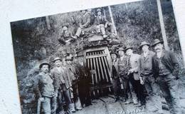 Mining nature trail, old photos