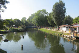 Overview of the St. Ruprecht river baths