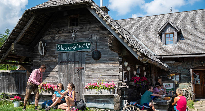 The Stoakoglhütte on the Sommeralm