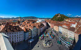 Main Square Graz (Graz Tourismus, photo Harry Schiffer)