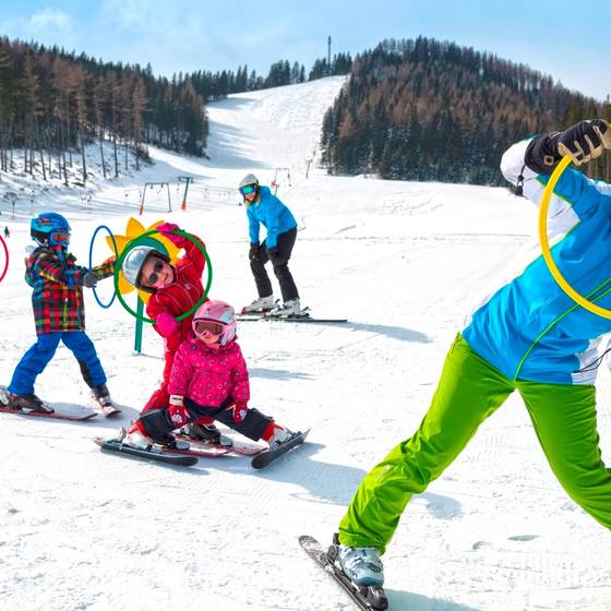 Ski school on the Teichalm