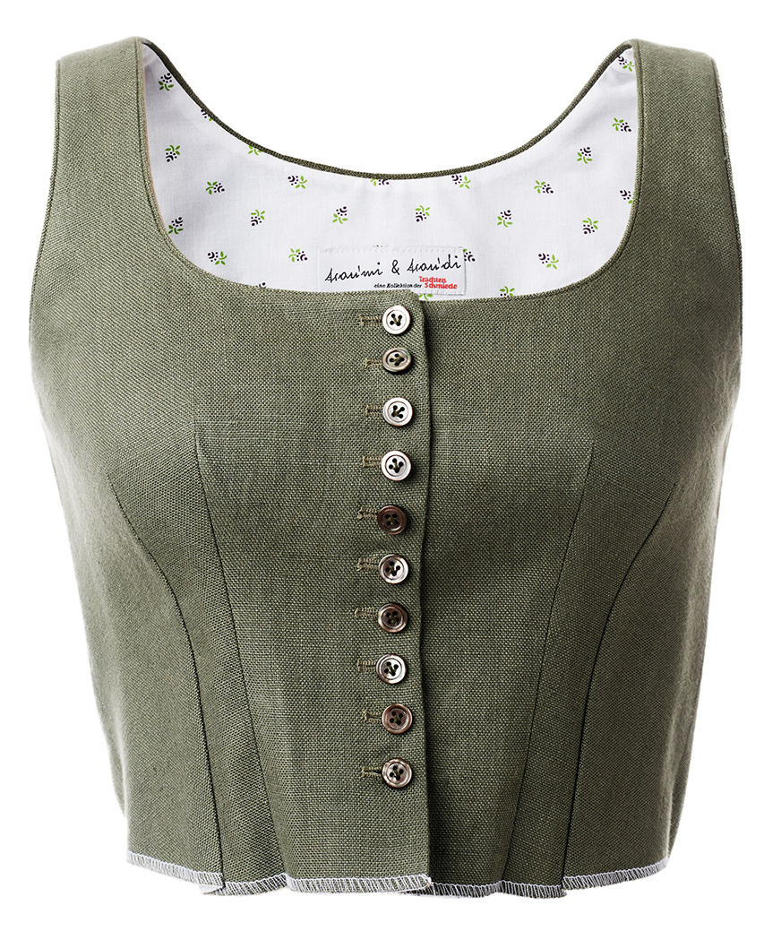 Almenland Dirndl, the body in green