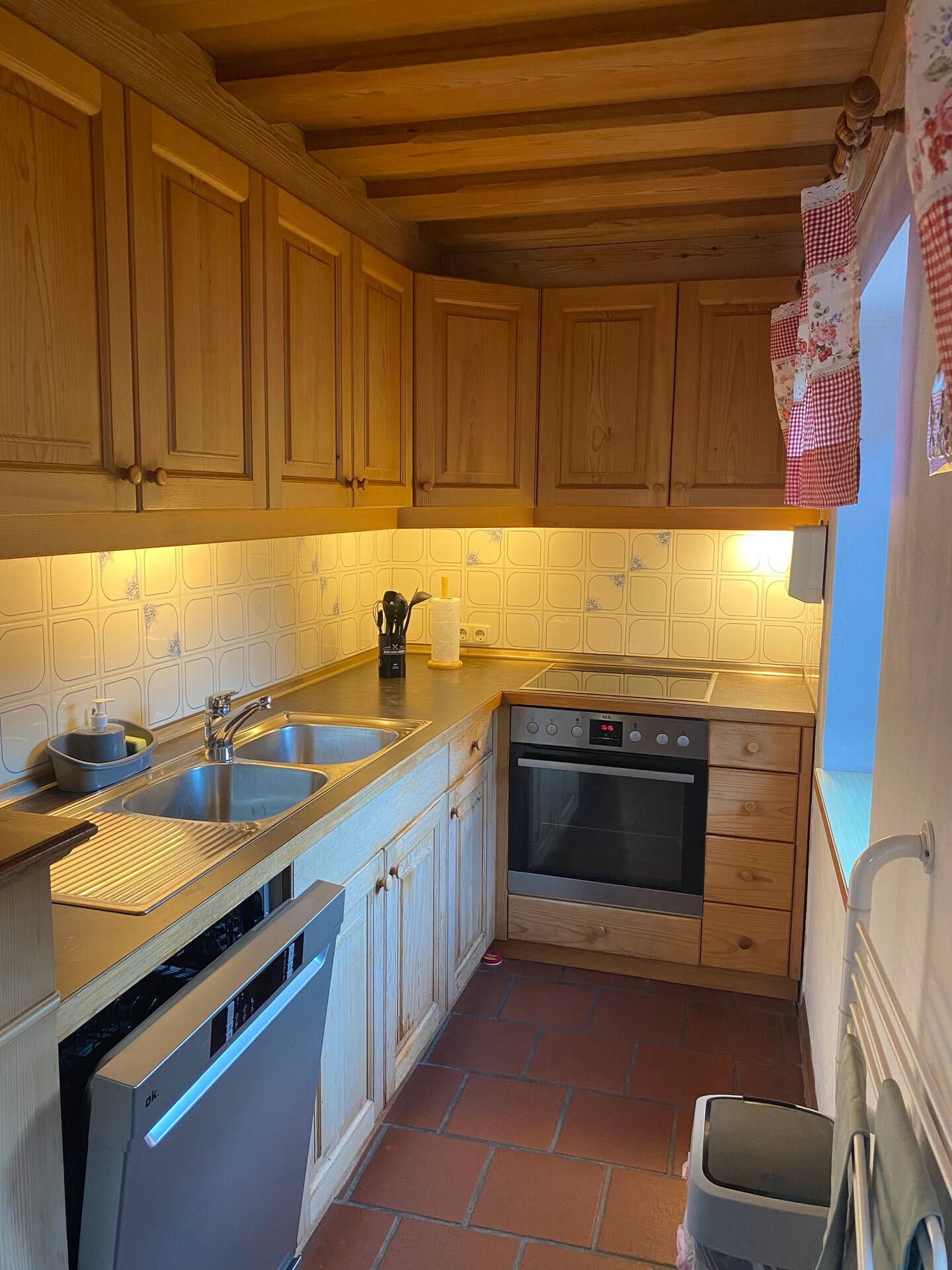 Kitchen in the Almenland vacation home in Arzberg