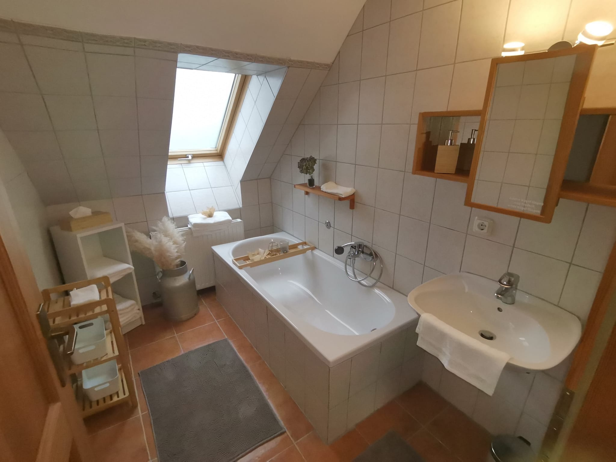 Bathroom in the country house