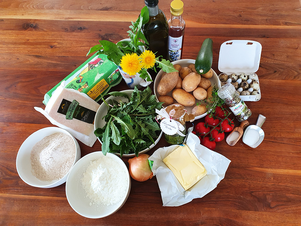 Dandelion gnocchi Ingredients