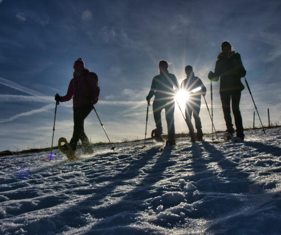 Snowshoeing on the Tyrnauer Alm