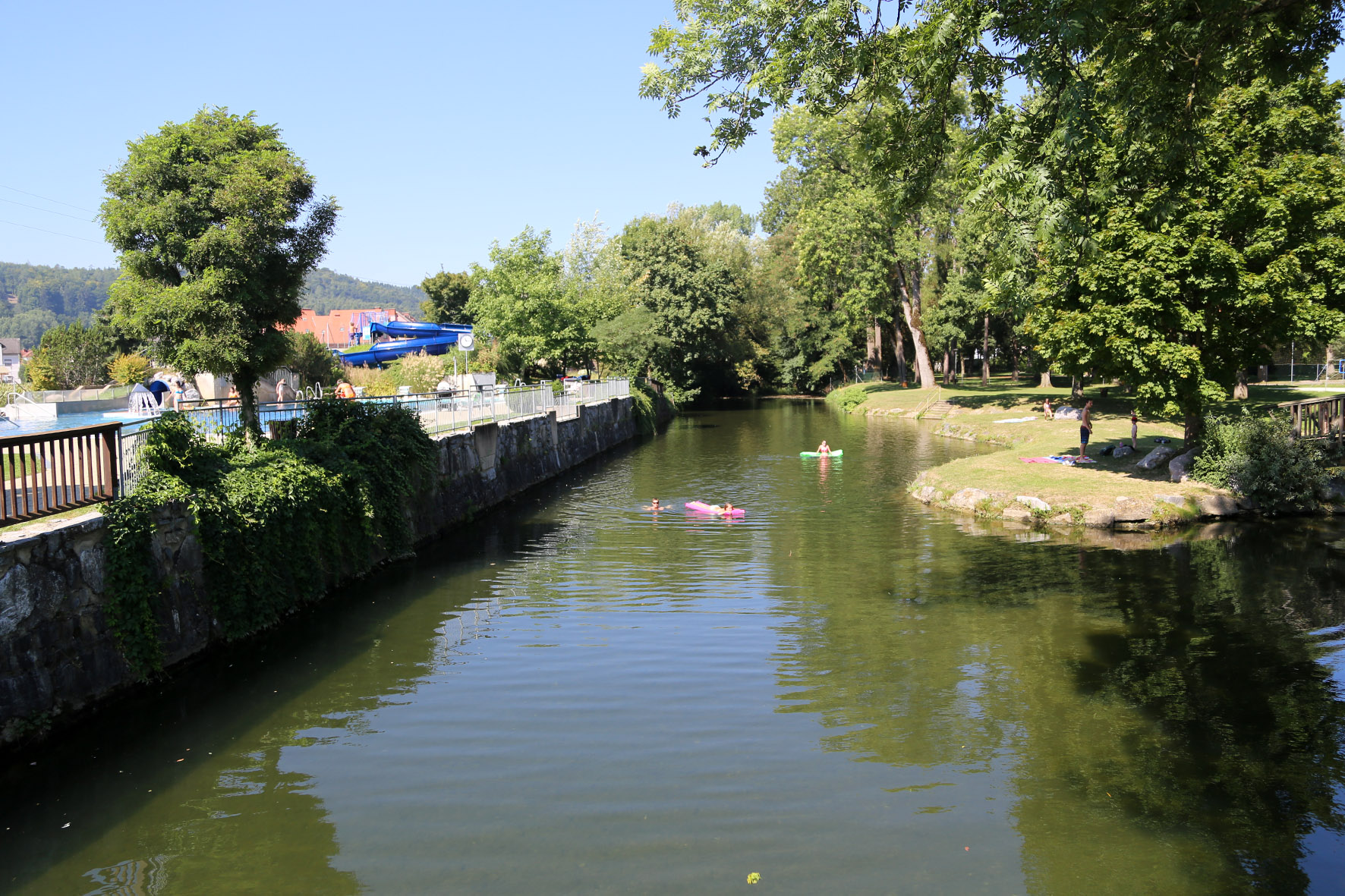 The river bath with Raab in St. Ruprecht
