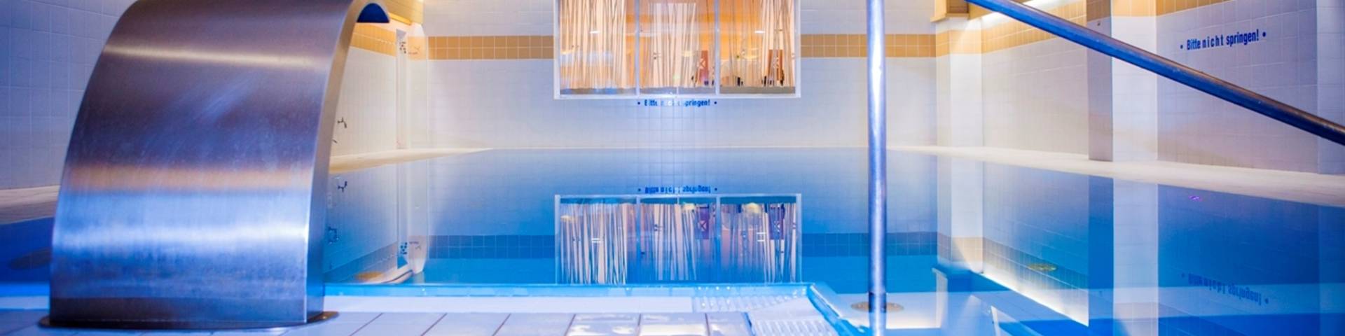Indoor pool at the Vitalhotel
