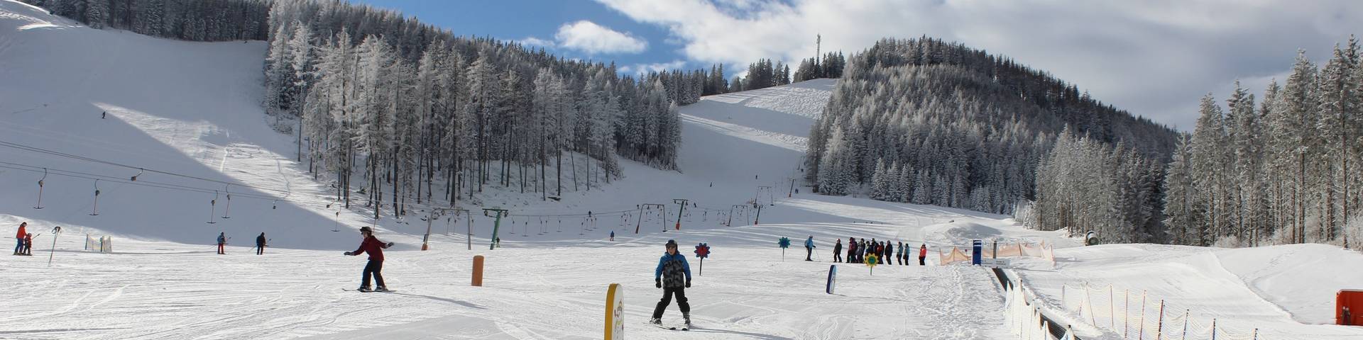 Teichalm lifts with magic carpet