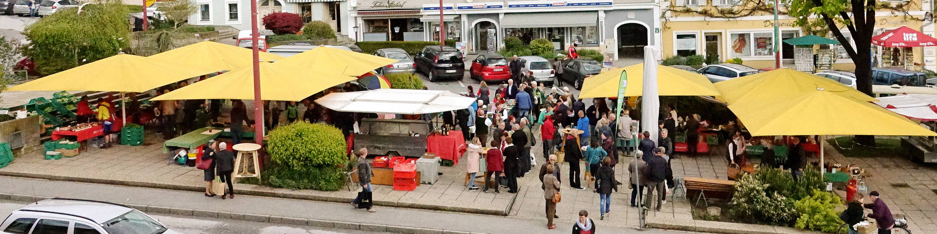 Delicious, regional, agricultural products at the farmers' market