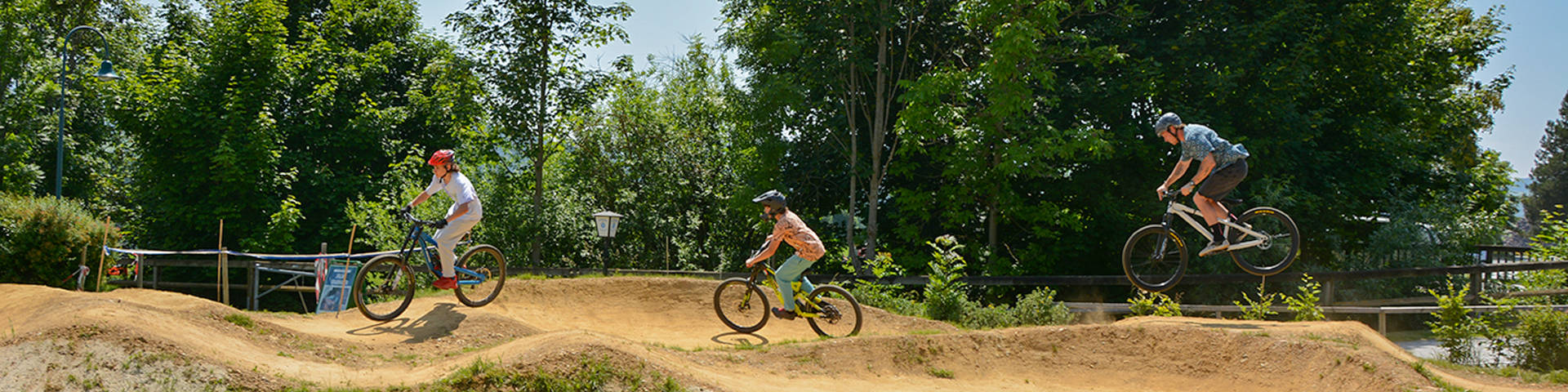 Pump track facility in Passail
