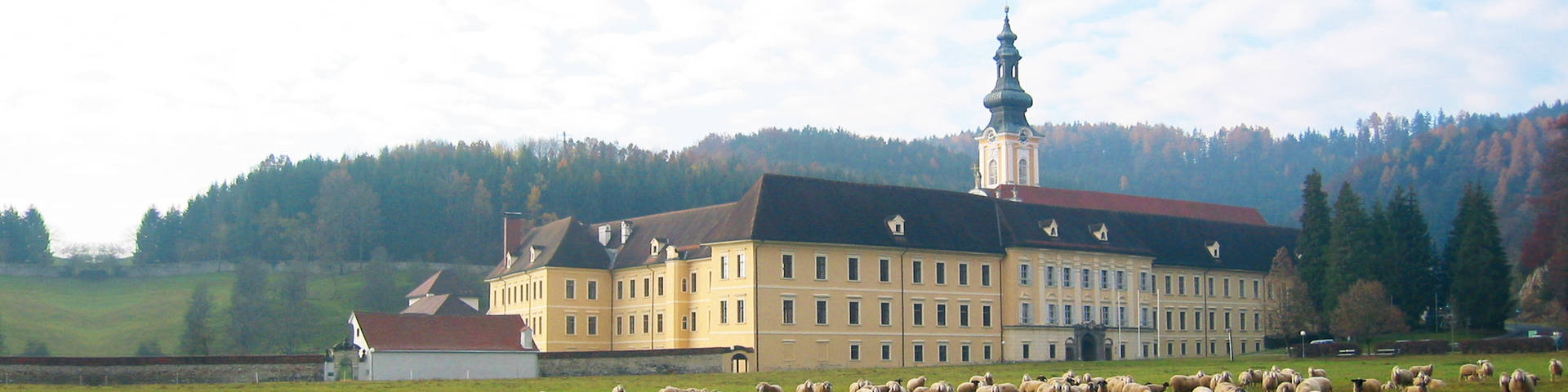Exterior view of Rein Abbey
