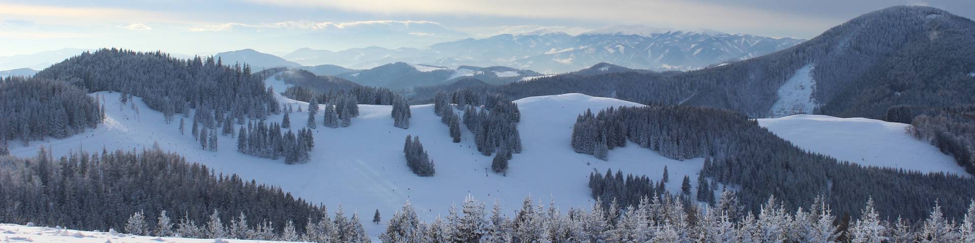 Sommeralm in winter