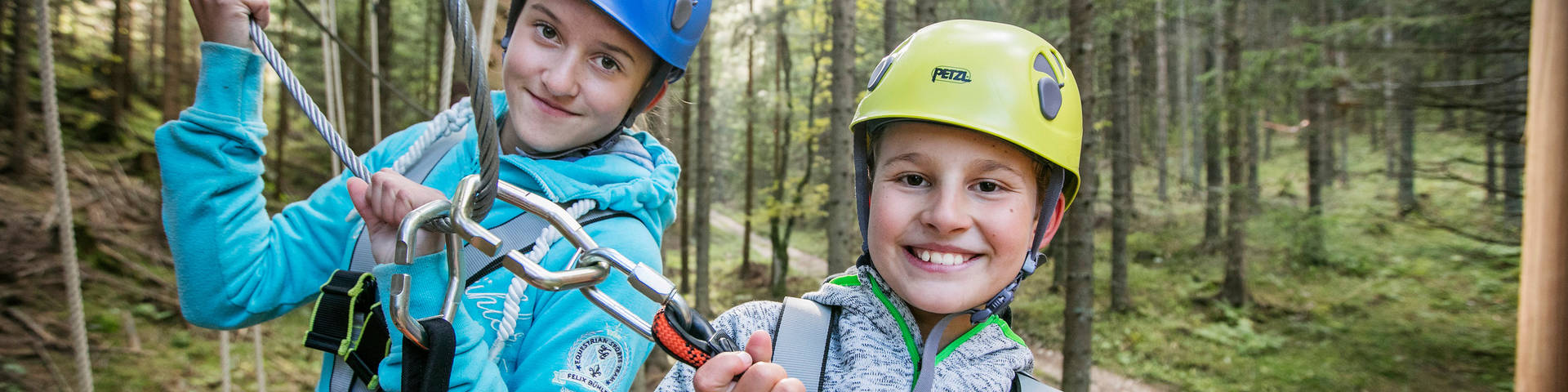 In the Teichalm Alpine Adventure Park